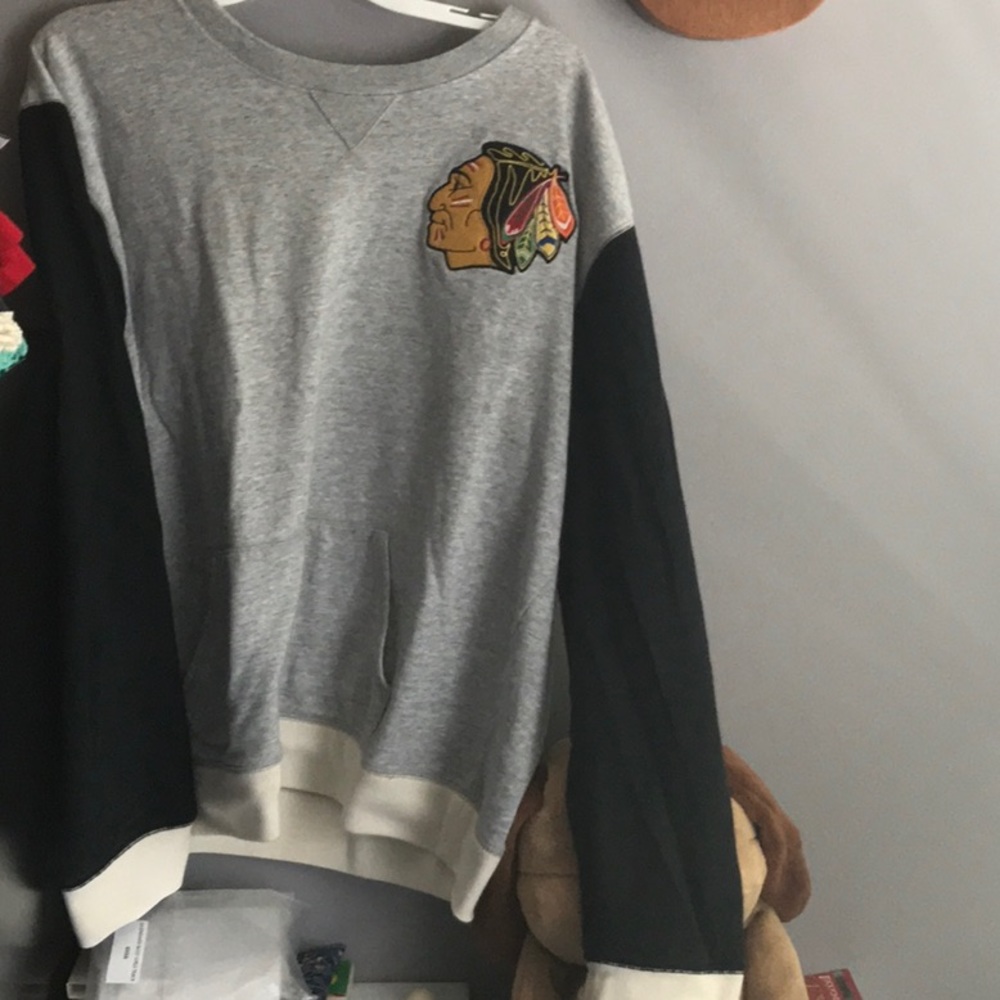 Vintage black hawk hoodie
